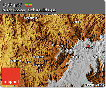 Physical Map of Debark'