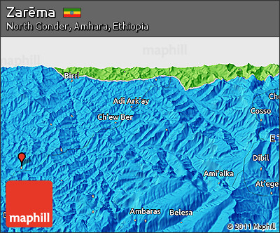 Political 3D Map of Zarēma