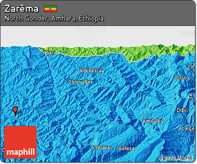 Political 3D Map of Zarēma
