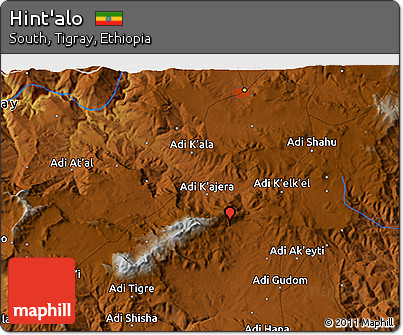 Physical 3D Map of Hint'alo