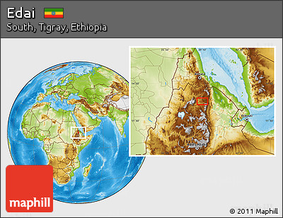 Physical Location Map of Edai