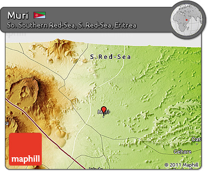 Physical 3D Map of Muri