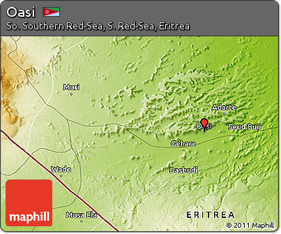 Physical 3D Map of Oasi