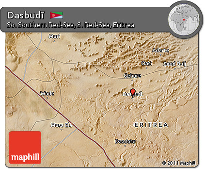 Satellite 3D Map of Dasbudī
