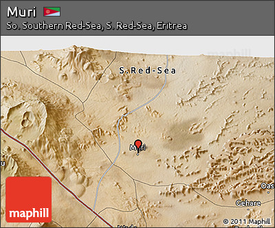 Satellite 3D Map of Muri
