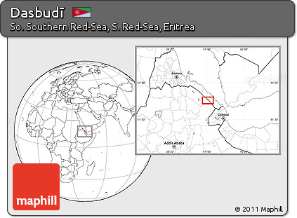 Blank Location Map of Dasbudī