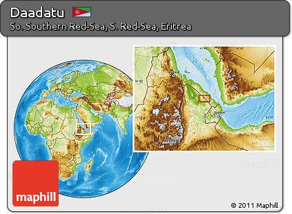 Physical Location Map of Daadatu
