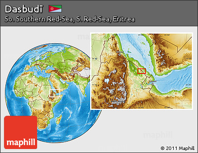 Physical Location Map of Dasbudī