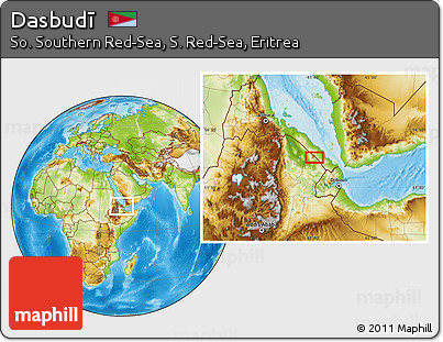 Physical Location Map of Dasbudī