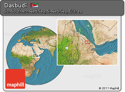 Satellite Location Map of Dasbudī