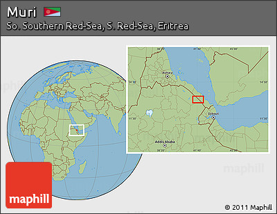 Savanna Style Location Map of Muri