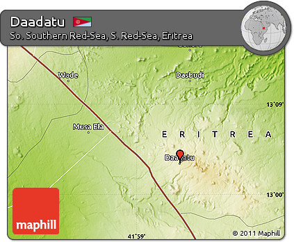Physical Map of Daadatu