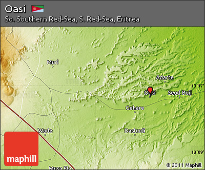 Physical Map of Oasi