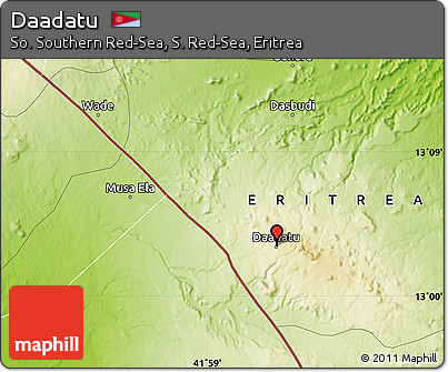 Physical Map of Daadatu