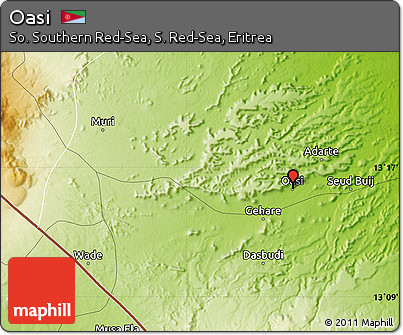 Physical Map of Oasi