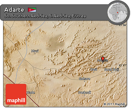 Satellite Map of Adarte