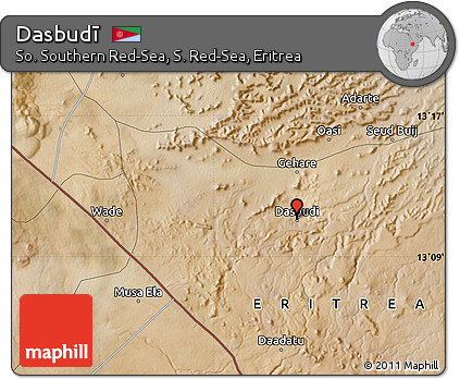 Satellite Map of Dasbudī