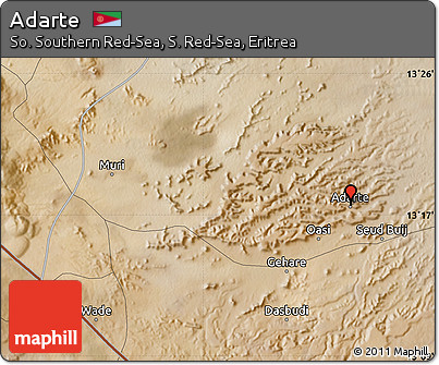 Satellite Map of Adarte