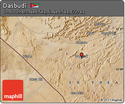 Satellite Map of Dasbudī
