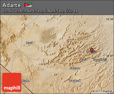 Satellite Map of Adarte