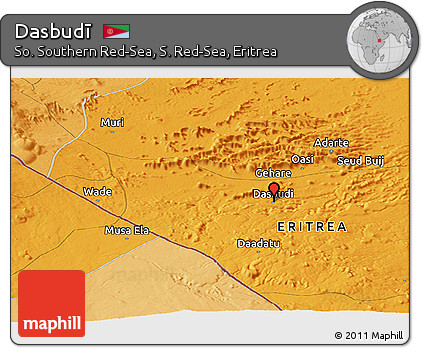 Political Panoramic Map of Dasbudī