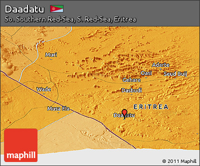 Political Panoramic Map of Daadatu
