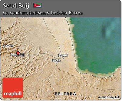 Satellite 3D Map of Seud Buij