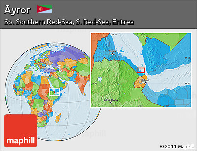 Political Location Map of Āyror