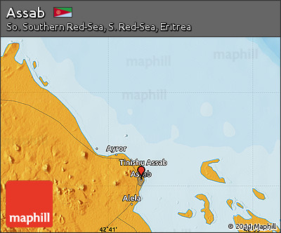 Political Map of Assab