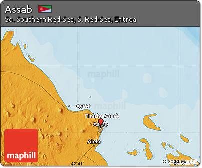 Political Map of Assab