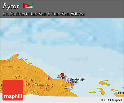 Political Panoramic Map of Āyror