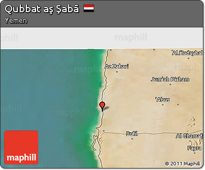 Satellite 3D Map of Qubbat Aş Şabā