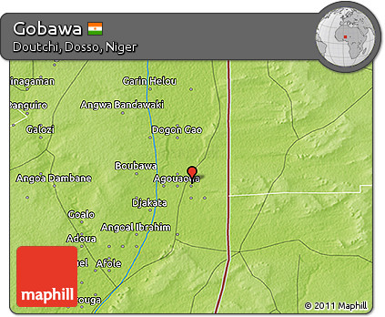 Physical 3D Map of Gobawa