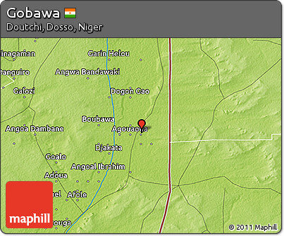 Physical 3D Map of Gobawa