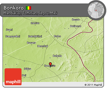 Physical 3D Map of Bonkoro