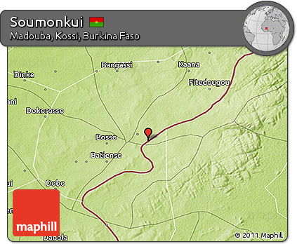 Physical 3D Map of Soumonkui