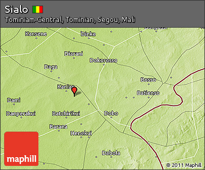 Physical 3D Map of Sialo