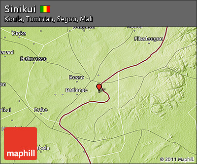 Physical 3D Map of Sinikui
