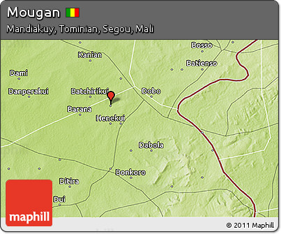 Physical 3D Map of Mougan