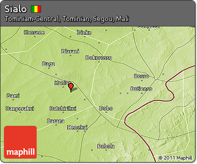 Physical 3D Map of Sialo
