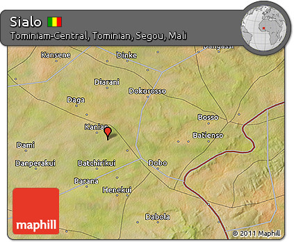 Satellite 3D Map of Sialo