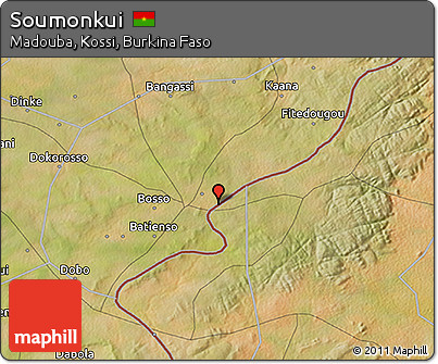 Satellite 3D Map of Soumonkui