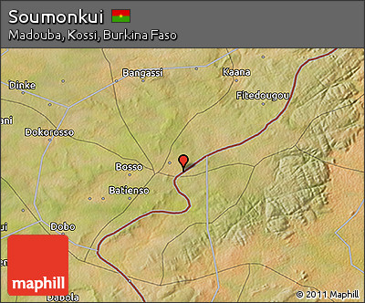 Satellite 3D Map of Soumonkui