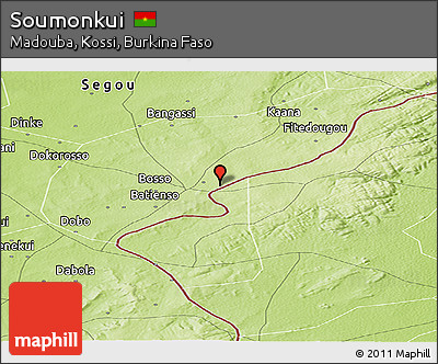 Physical Panoramic Map of Soumonkui