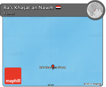 Physical Map of Ra's Khaşat An Nawm