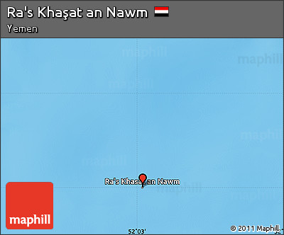 Physical Map of Ra's Khaşat An Nawm
