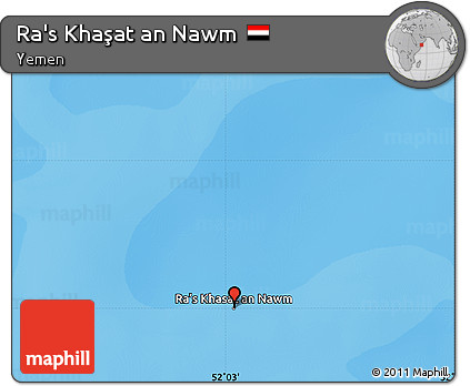 Political Map of Ra's Khaşat An Nawm