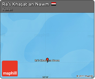 Political Map of Ra's Khaşat An Nawm