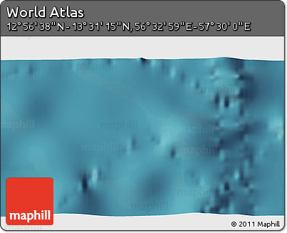 Satellite 3D Map of the Area around 13° 13' 56" N, 57° 1' 29" E