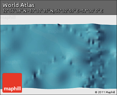 Satellite 3D Map of the Area around 13° 13' 56" N, 57° 1' 29" E